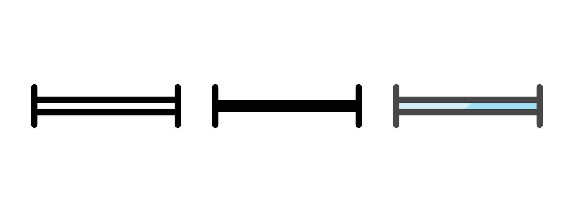 multiuso misurazione vettore icona nel schema, glifo, pieno schema stile