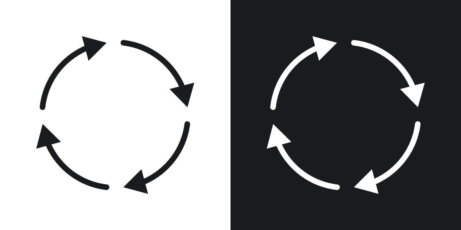 icona del ciclo di vita vettore