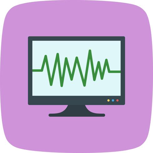 Icona di vettore ECG