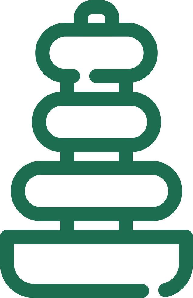 cerchio del gradiente di linea vettore