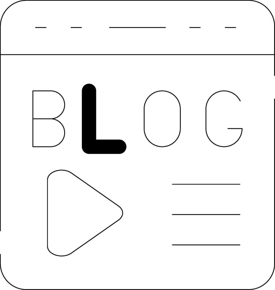 blogging creativo icona design vettore