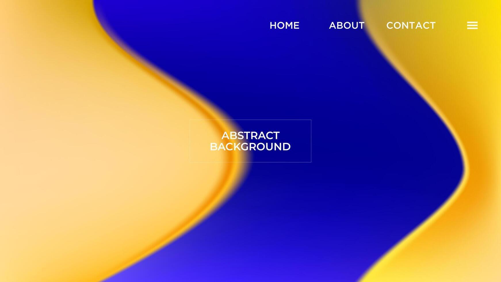 astratto giallo blu contrasto sfondo elegante pendenza forma liscio liquido colore design vettore modello bene per moderno sito web, sfondo, copertina design