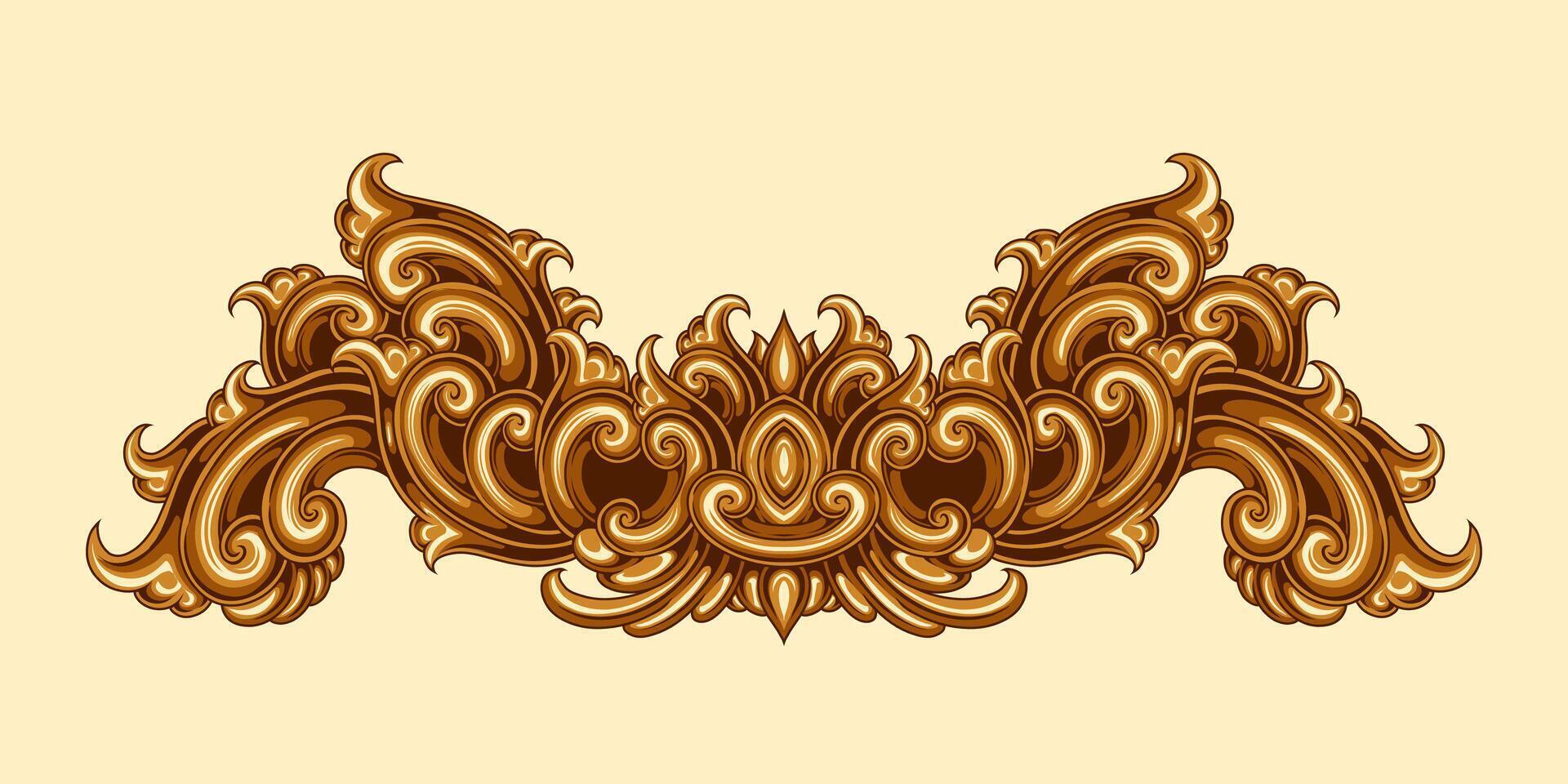 vettore classico Vintage ▾ ornamento telaio