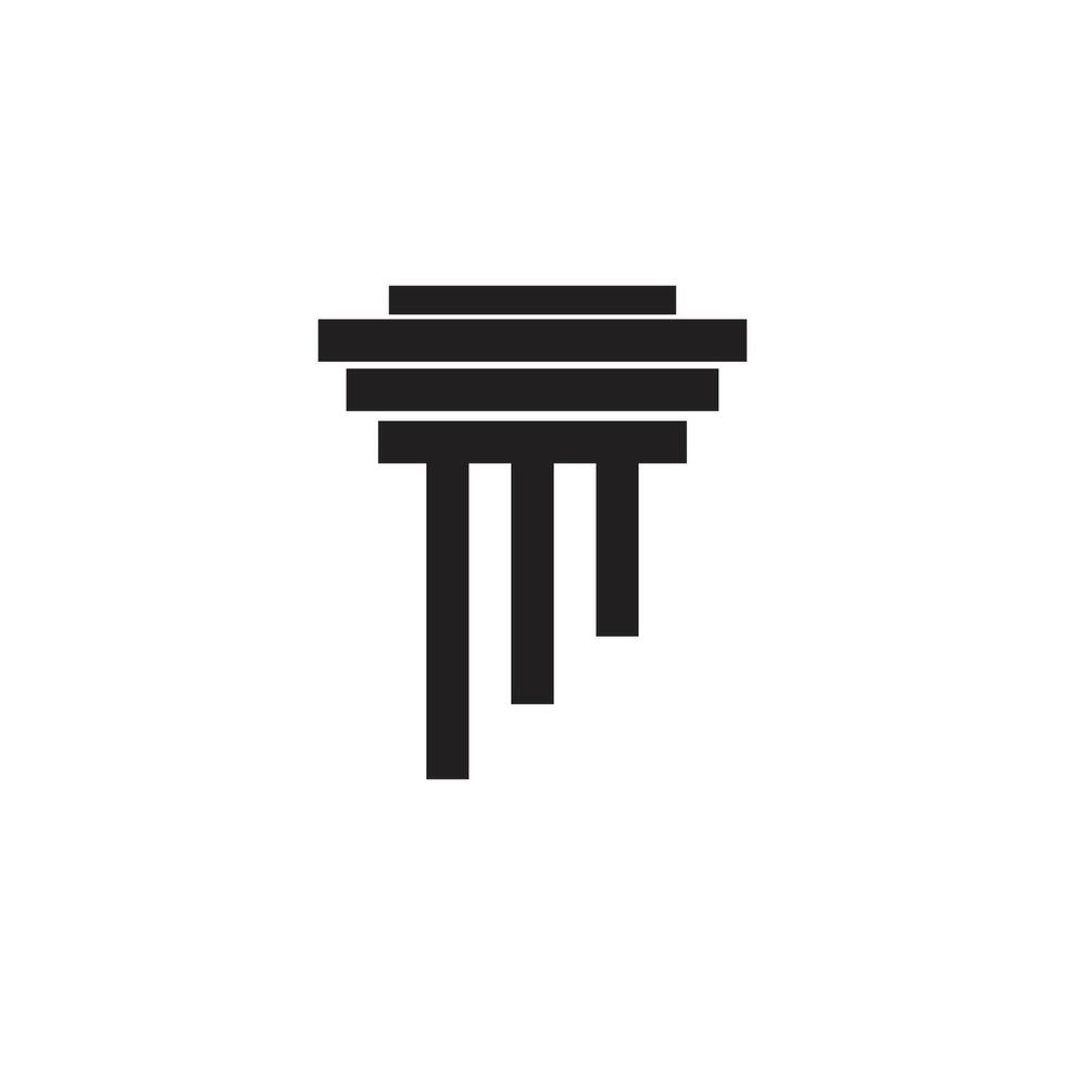 colonna logo vettore modello simbolo elemento design