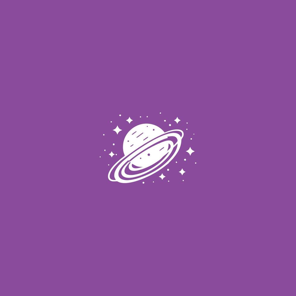 ai generato galassia logo con creativo moderno concetto logo.planet orbite nel il giro icona concetto a partire dal spazio esplorazione, astrologia. vettore. vettore