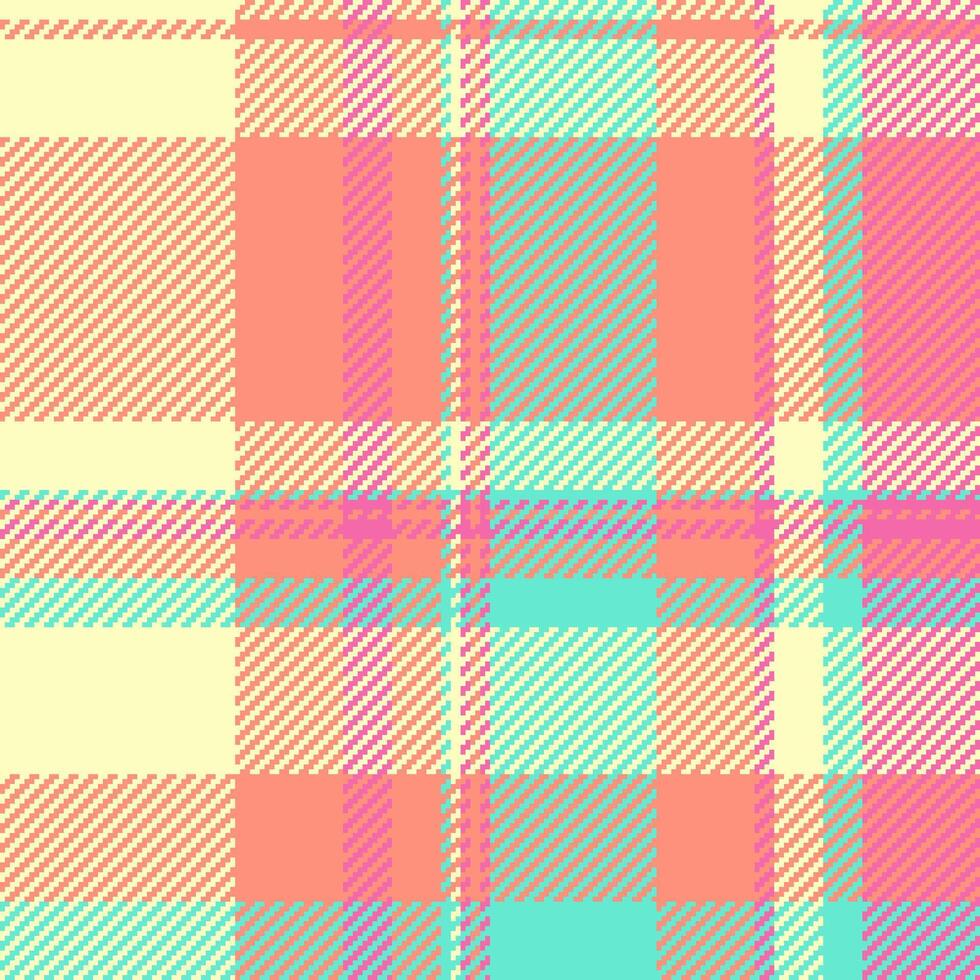 tessile senza soluzione di continuità dai un'occhiata di sfondo struttura modello con un' plaid tartan tessuto vettore. vettore