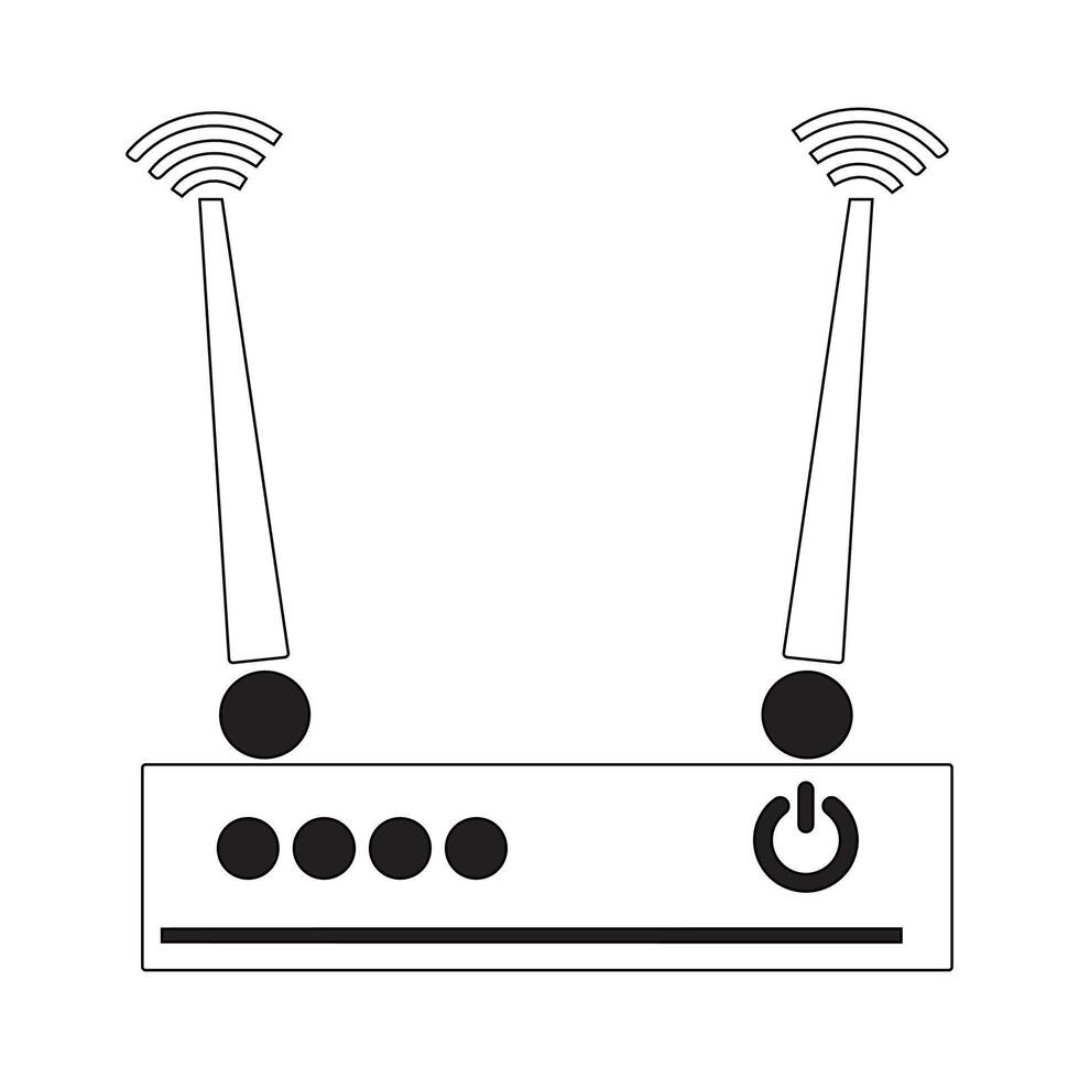 collezione di azione vettore immagini raffigurante simboli e icone relazionato per senza fili Wi-Fi connettività, Compreso Wi-Fi segnale simboli e un Internet connessione, quello abilitare a distanza Internet accesso.