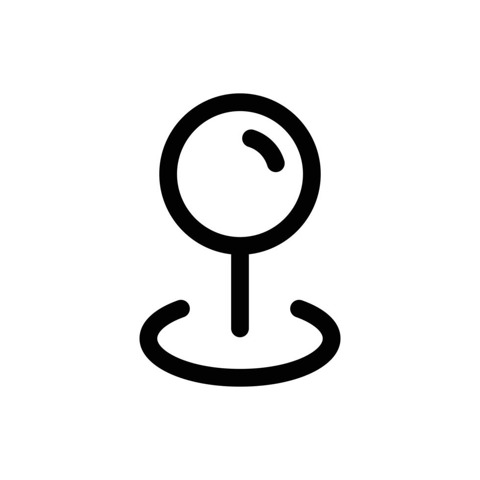 posizione icona nel di moda schema stile isolato su bianca sfondo. posizione silhouette simbolo per il tuo sito web disegno, logo, app, ui. vettore illustrazione, eps10.