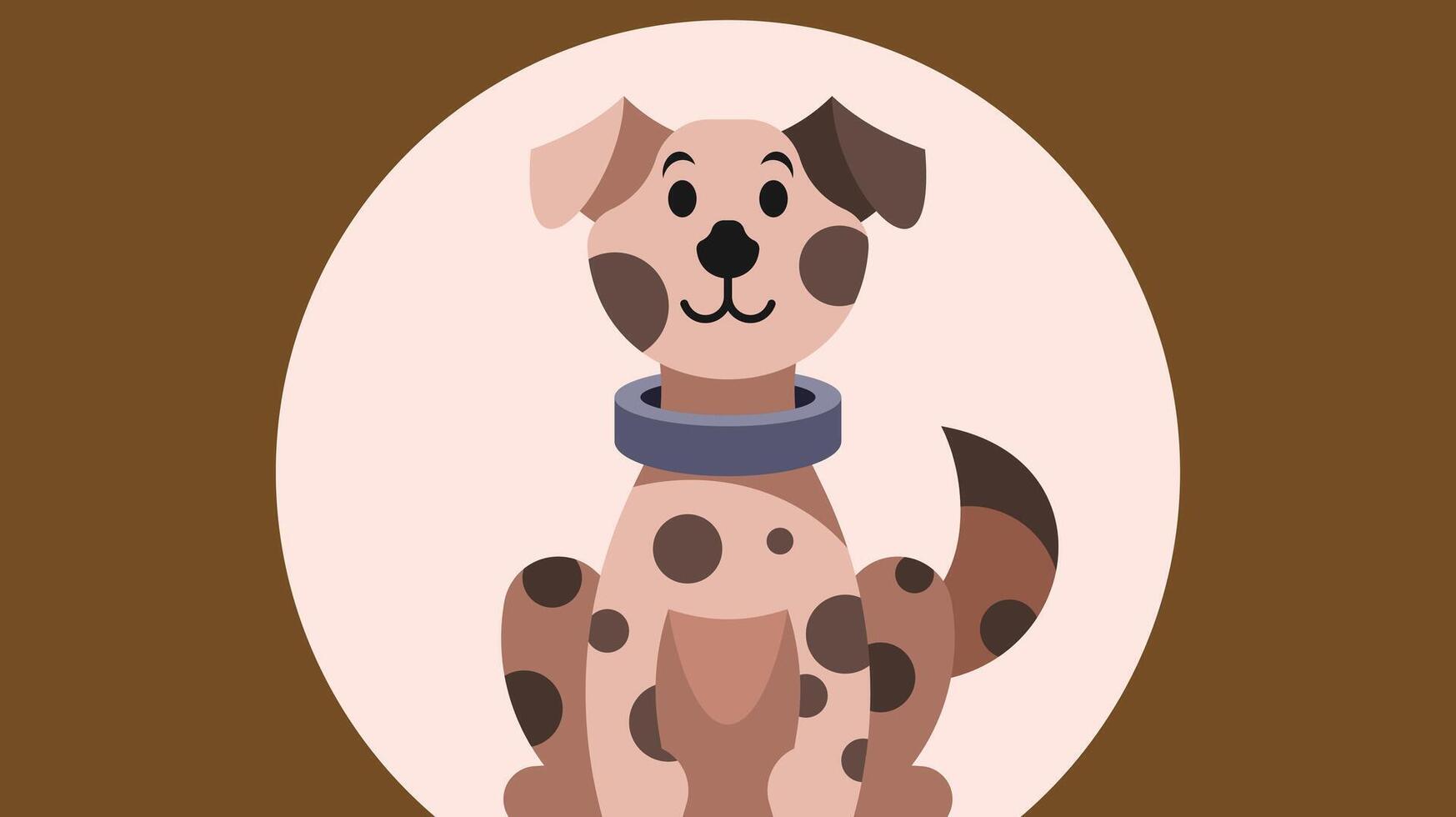 cane animale domestico isolato cartone animato colorazione libro vettore illustrazione