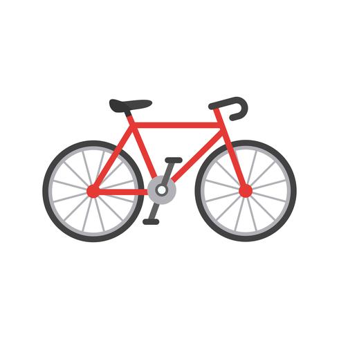 Icona della bicicletta di vettore