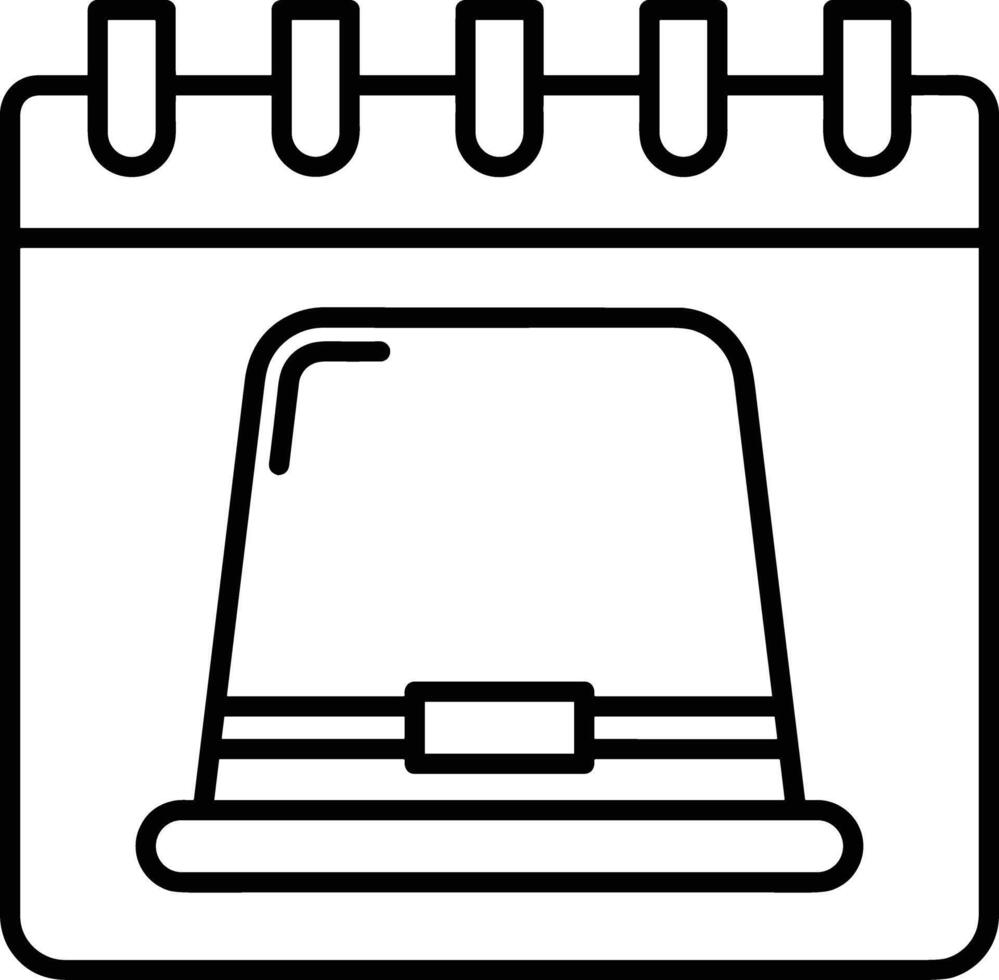 calendario programma icona simbolo vettore Immagine. illustrazione di il moderno appuntamento promemoria ordine del giorno simbolo grafico design Immagine