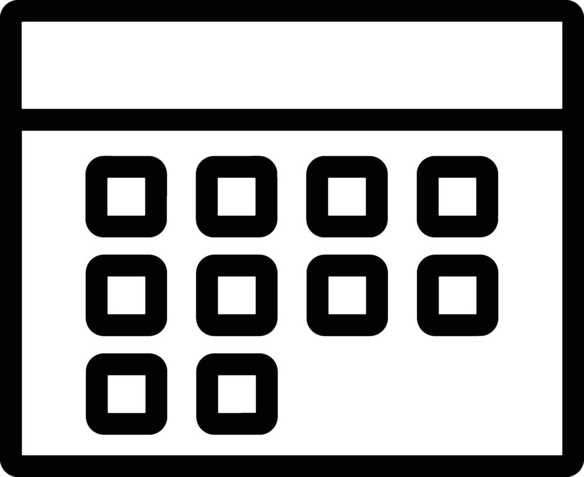 calendario programma icona simbolo vettore Immagine. illustrazione di il moderno appuntamento promemoria ordine del giorno simbolo grafico design Immagine