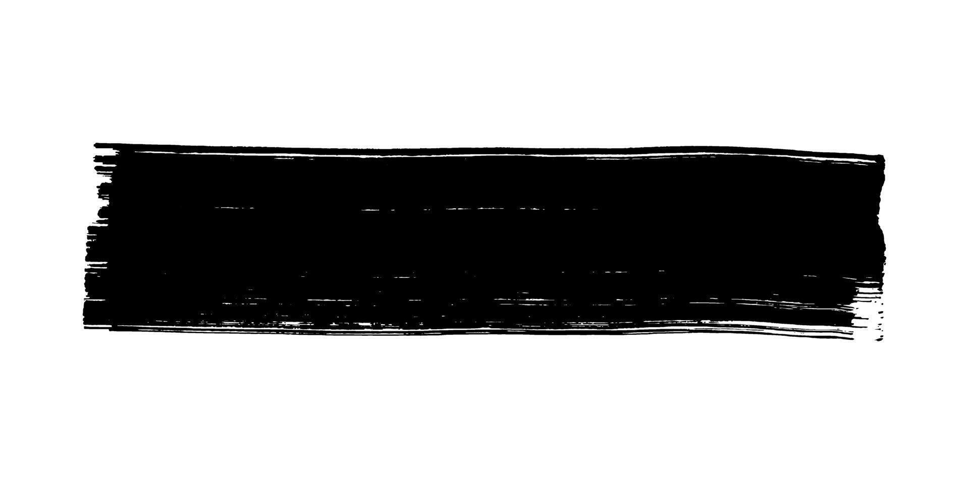 grassetto nero grunge annuncio pubblicitario elemento. inchiostro, pennello ictus isolato vettore