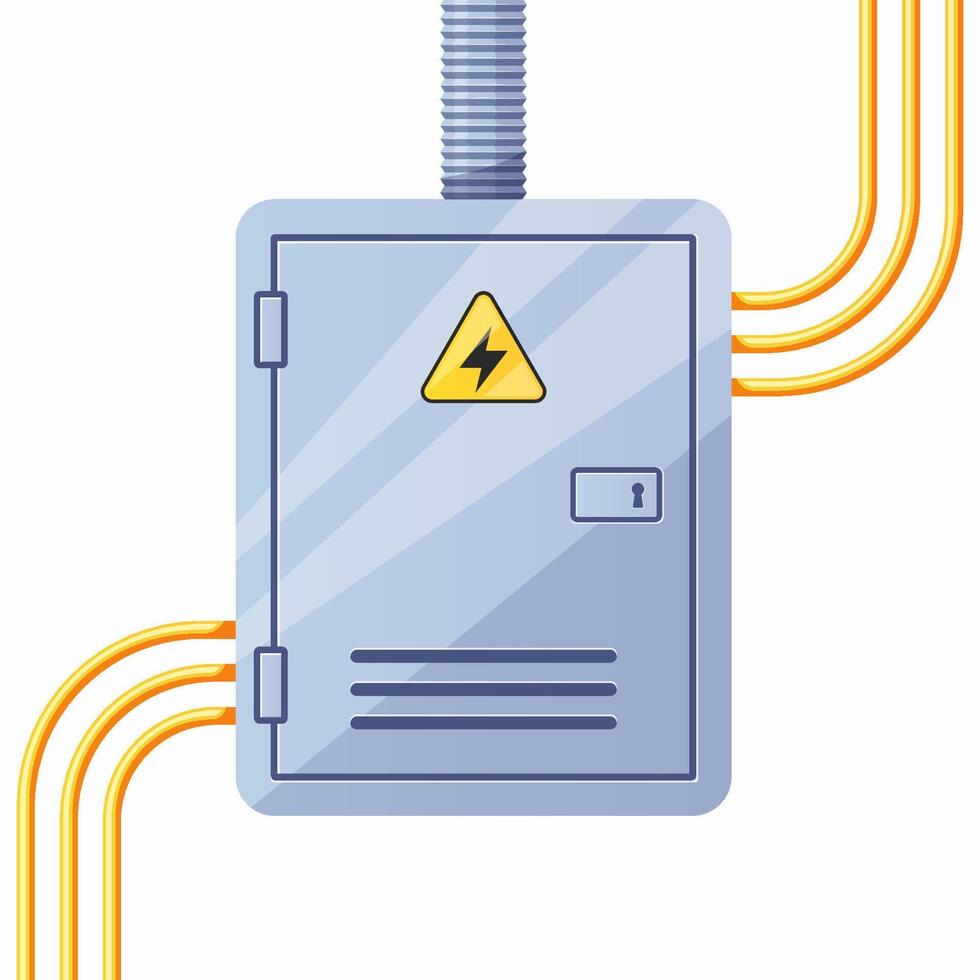 elettrico pannello vettore isolato su bianca sfondo.