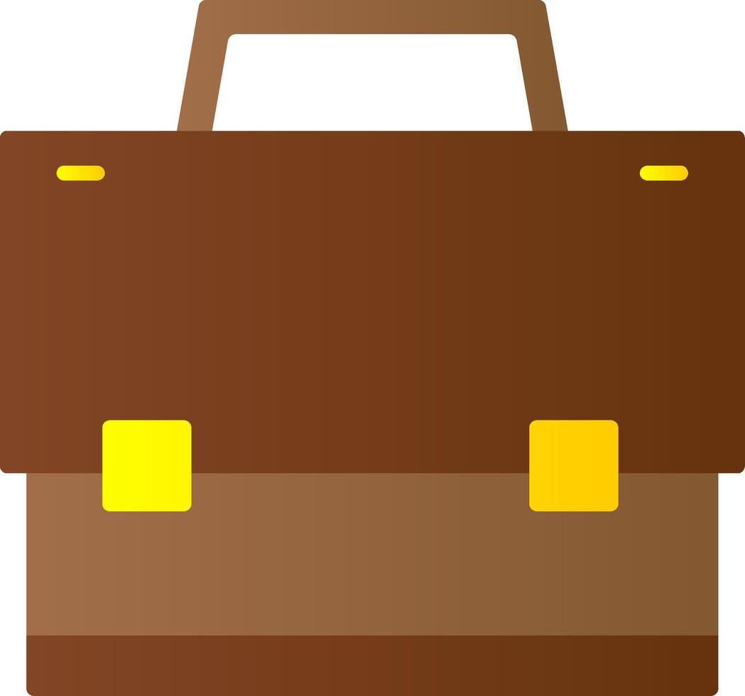 valigia piatto pendenza icona vettore