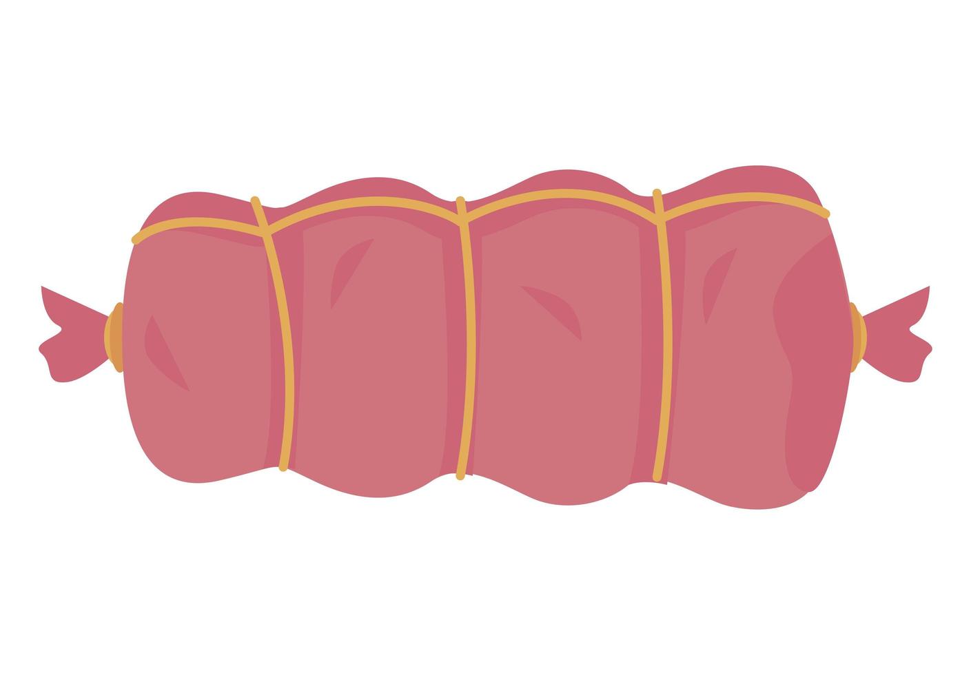 icona di carne isolata vettore