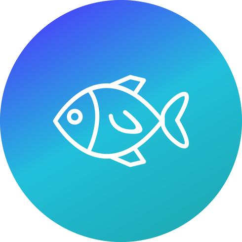 Icona di pesce vettoriale