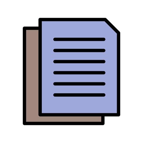 Icona di documenti vettoriali