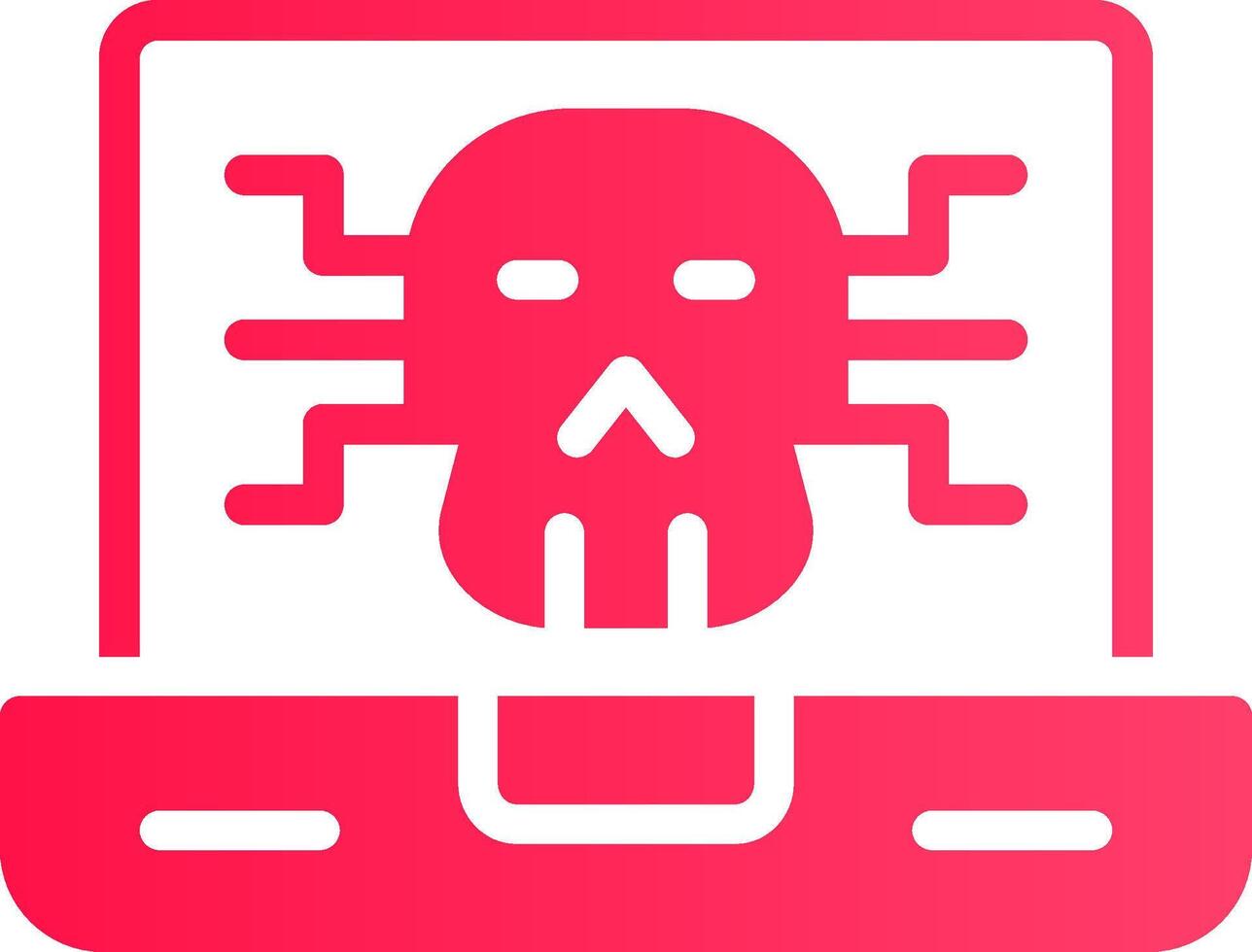 il malware creativo icona design vettore
