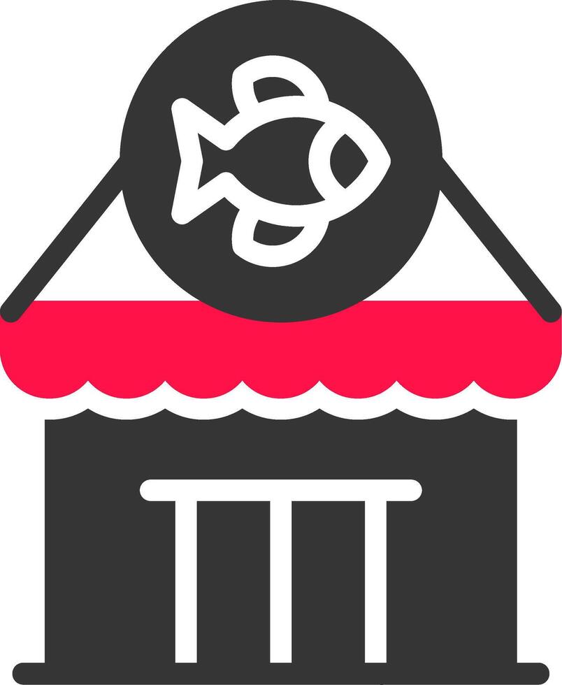 pesca Ingranaggio negozio creativo icona design vettore