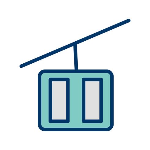 Vector Chair Lift Icon