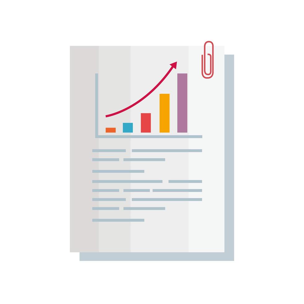 barre delle statistiche nel documento vettore