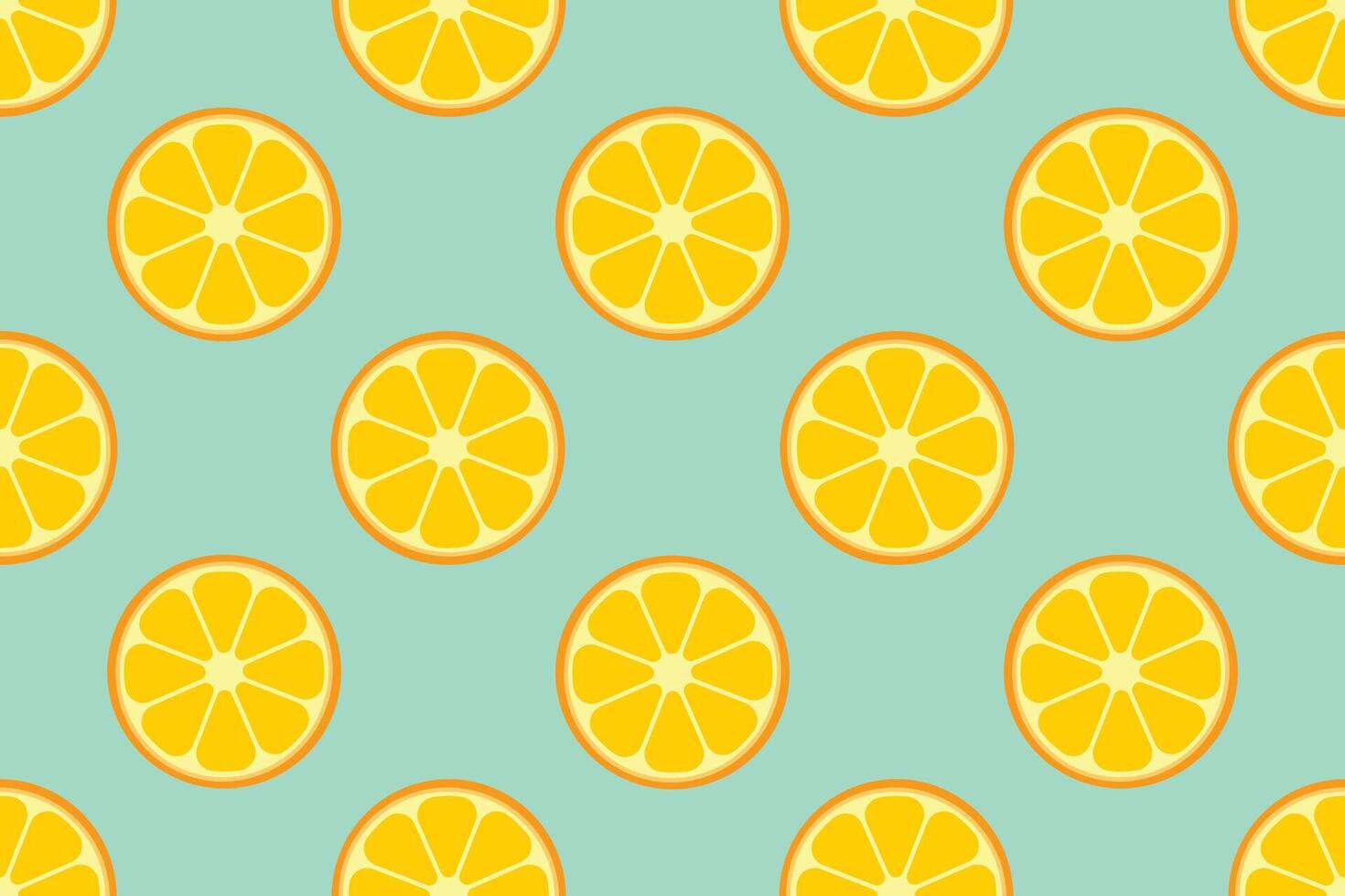 senza soluzione di continuità modello di arancia e Limone fette. vettore illustrazione