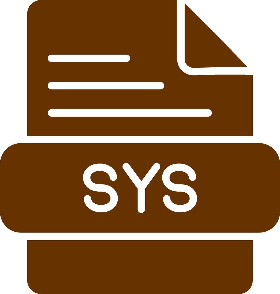 SYS vettore icona