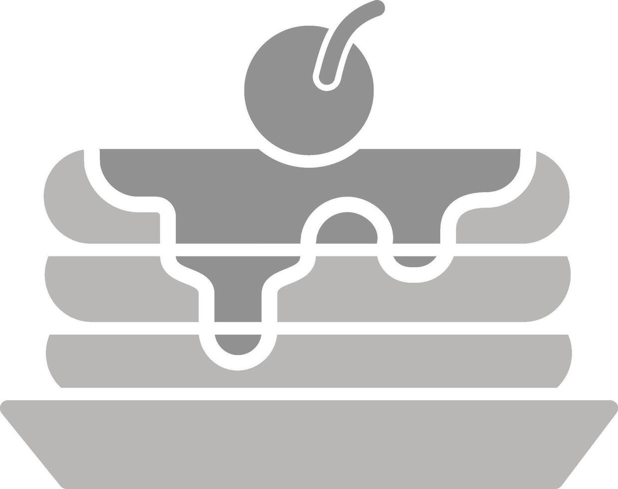 pancake vettore icona