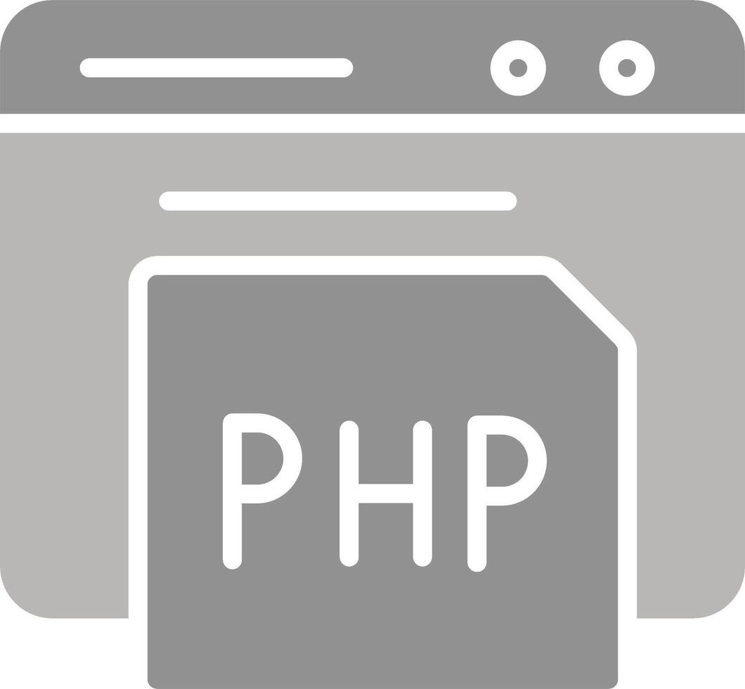 php vettore icona