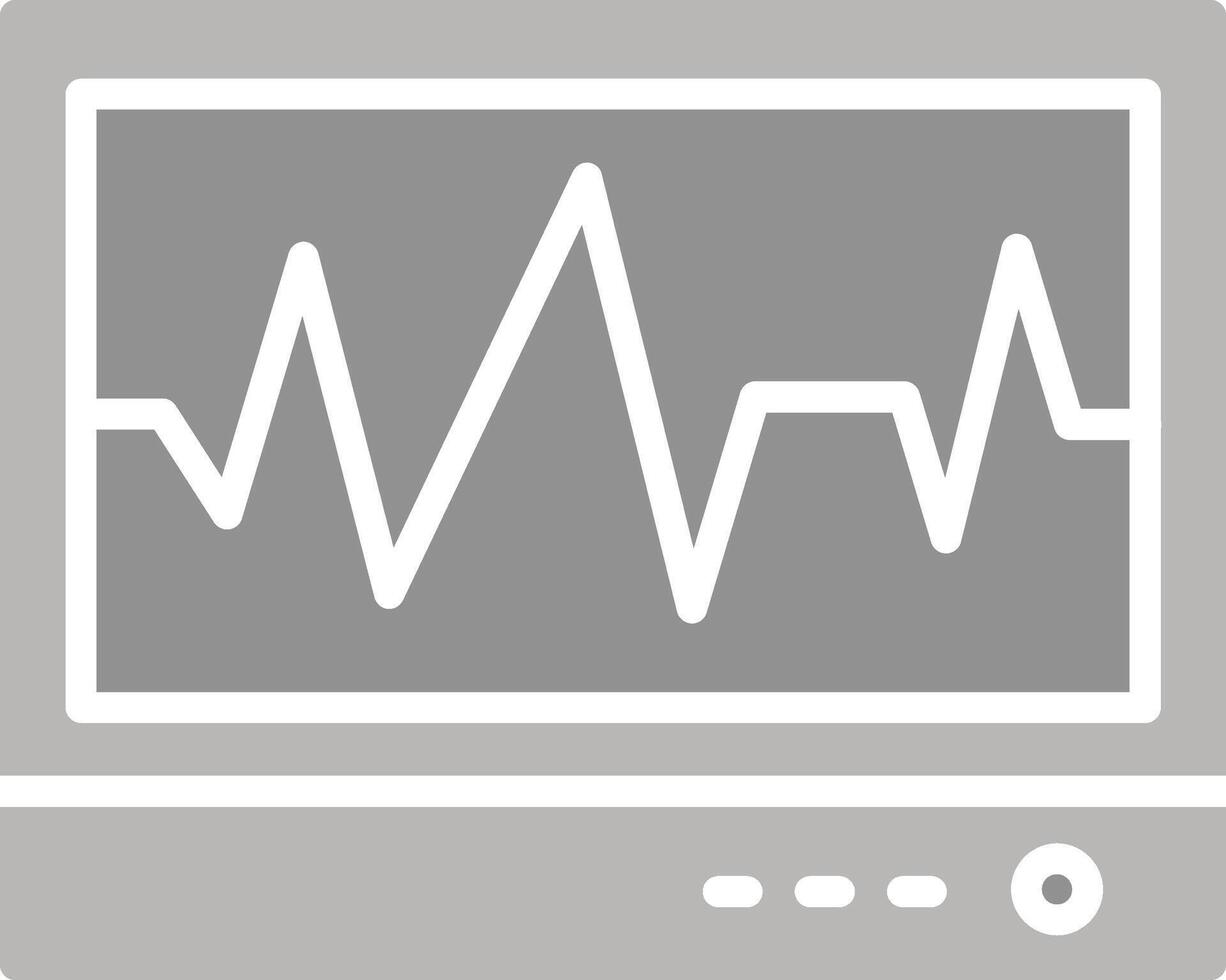 ecg vettore icona