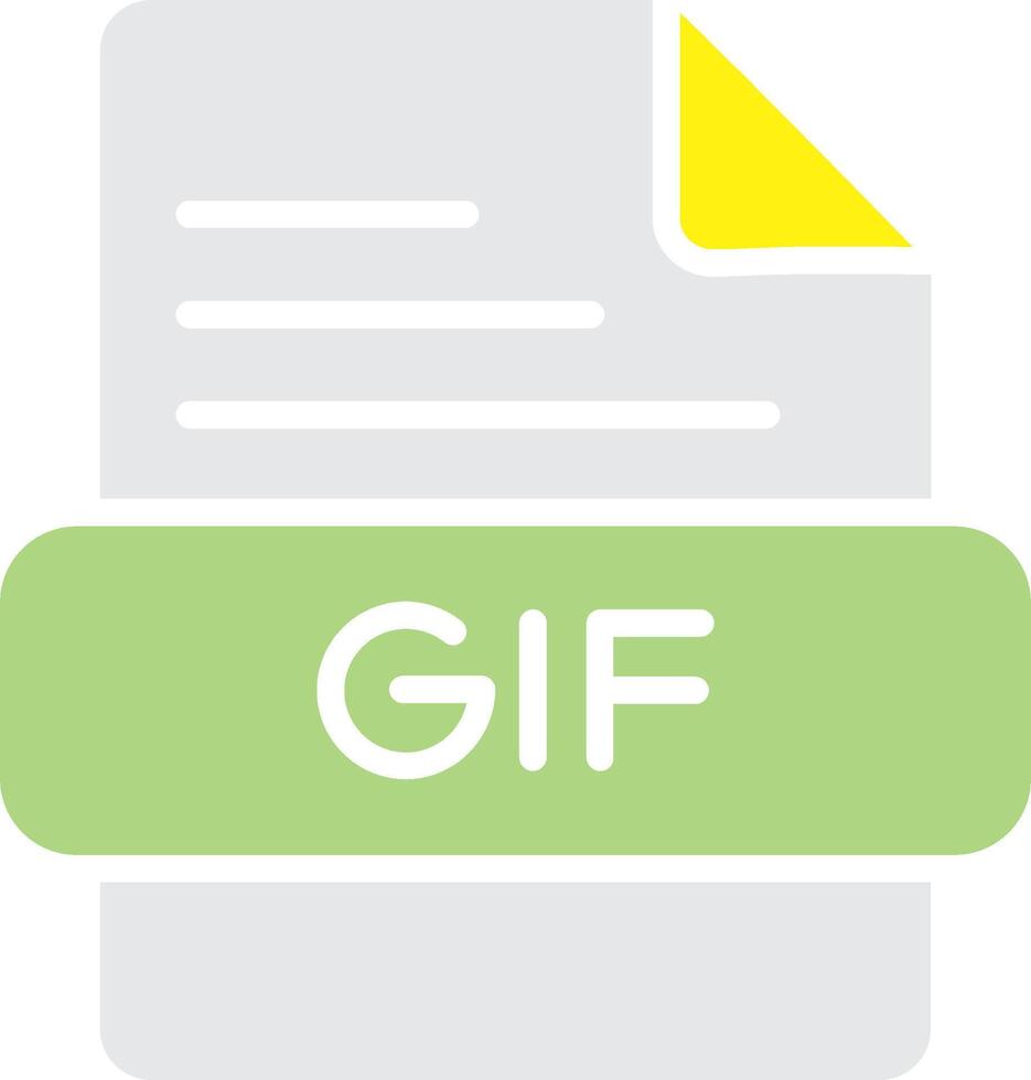 gif vettore icona