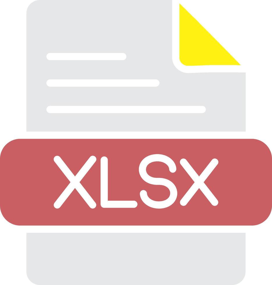 xlsx vettore icona