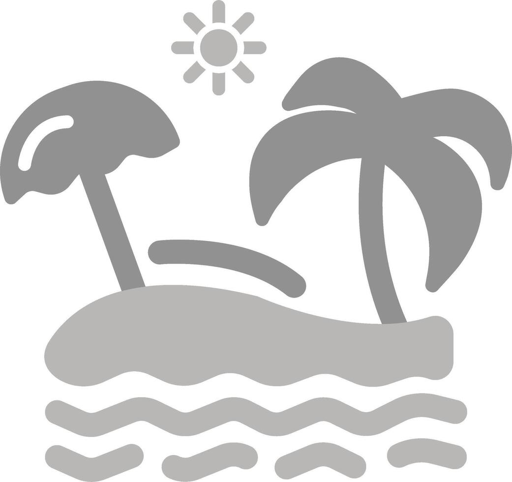 icona di vettore di spiaggia