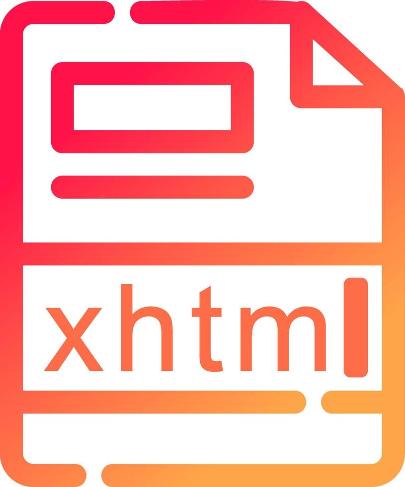 xhtml creativo icona design vettore