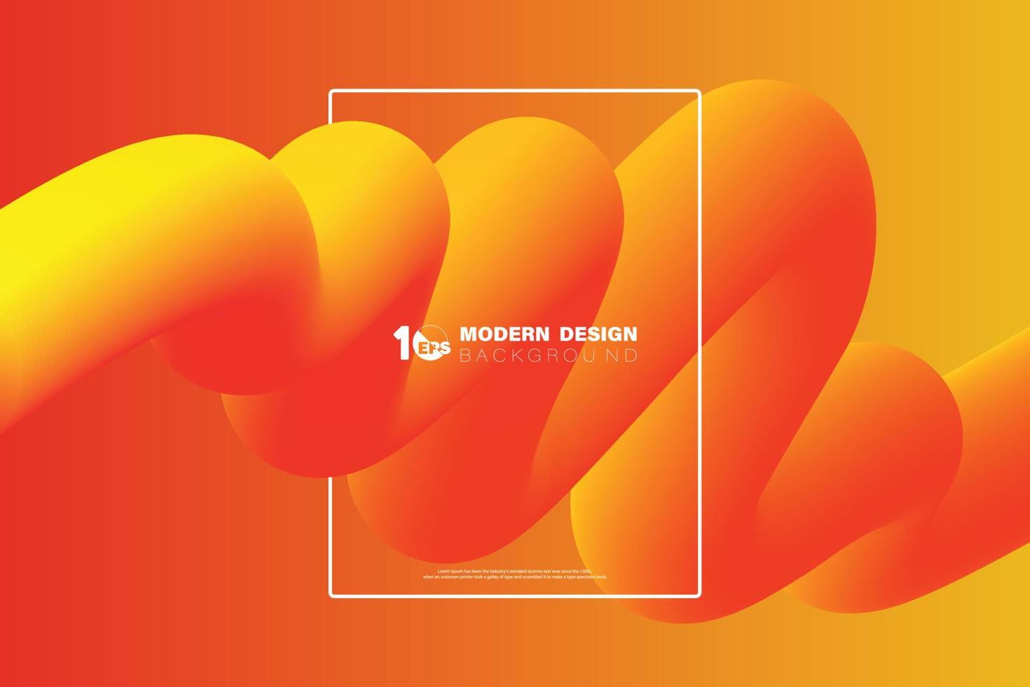 Abstract gradiente giallo e arancione striscia di colore movimento linea grafica dello sfondo di progettazione. illustrazione vettoriale eps10