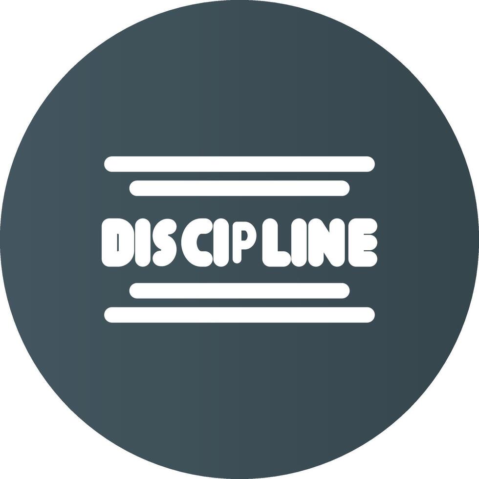 disciplina creativo icona design vettore