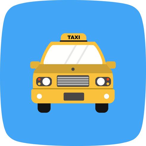 Icona del taxi vettoriale