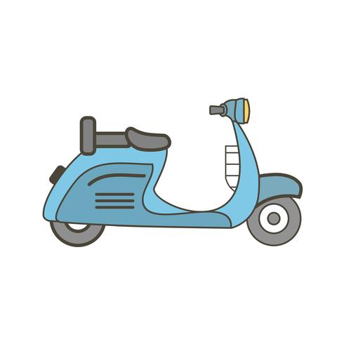 Icona di Vespa vettoriale