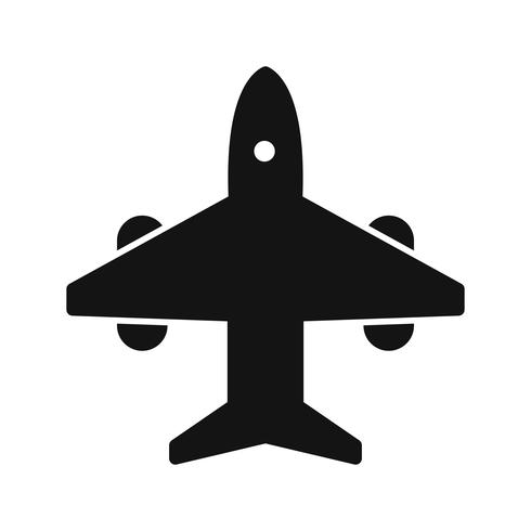 Icona dell&#39;aeroplano di vettore