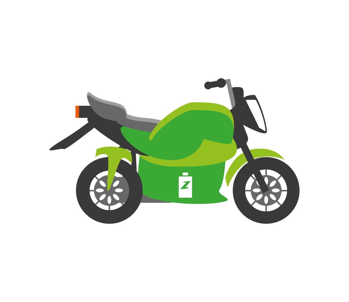 icona della moto elettrica vettore