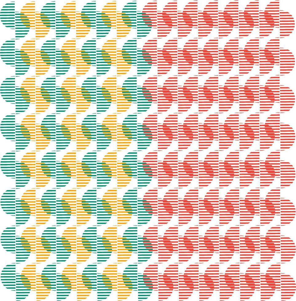 senza soluzione di continuità metà banda cerchio modello sfondo vettore