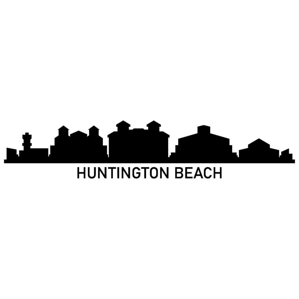 Huntington spiaggia orizzonte vettore