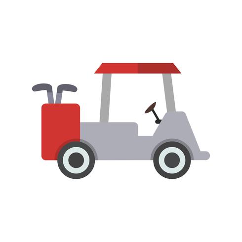 Icona del carrello di golf di vettore