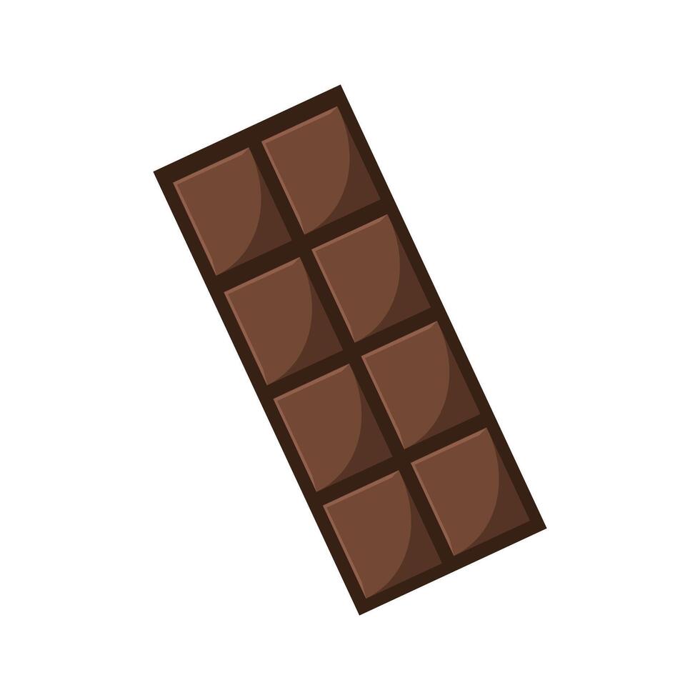 vettore cioccolato bar caramella icona isolato