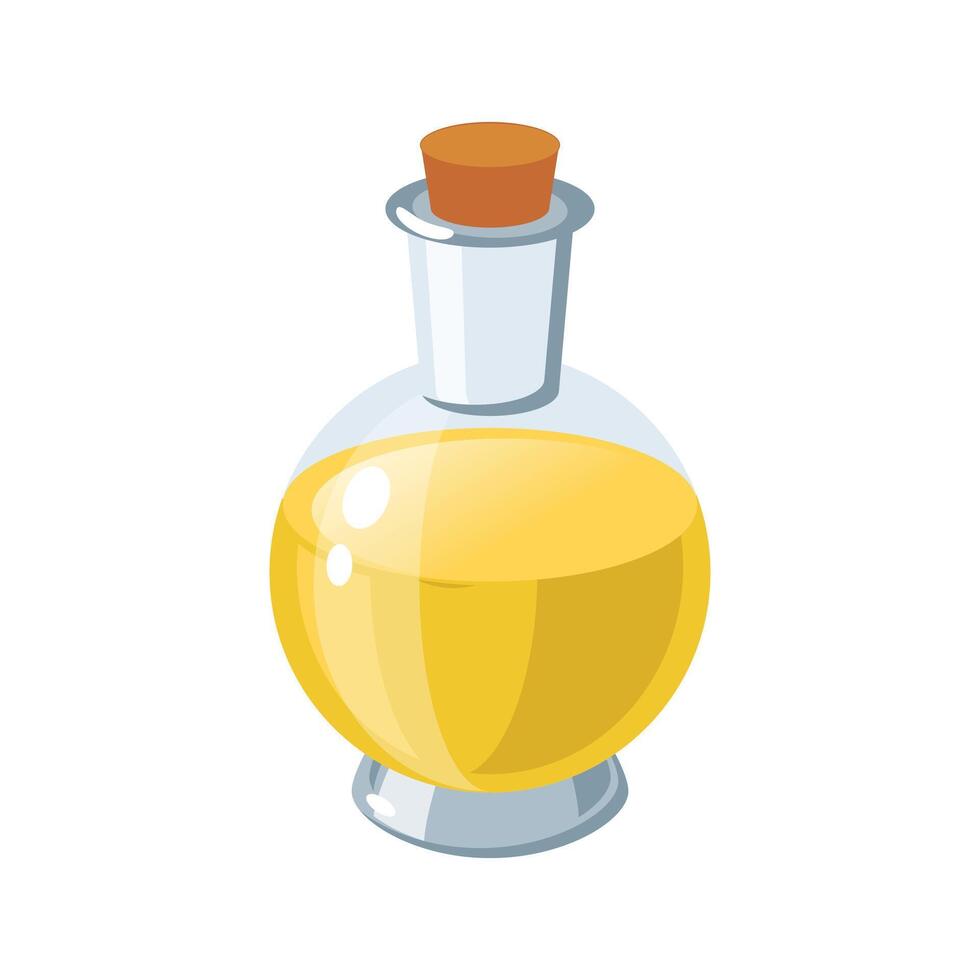 bottiglia olio vettore icona.cartone animato vettore icona isolato su bianca sfondo bottiglia olio