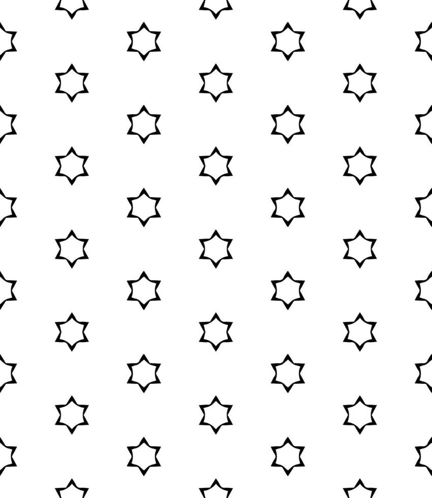 nero e bianca senza soluzione di continuità astratto modello. sfondo e sfondo. in scala di grigi ornamentale design. vettore