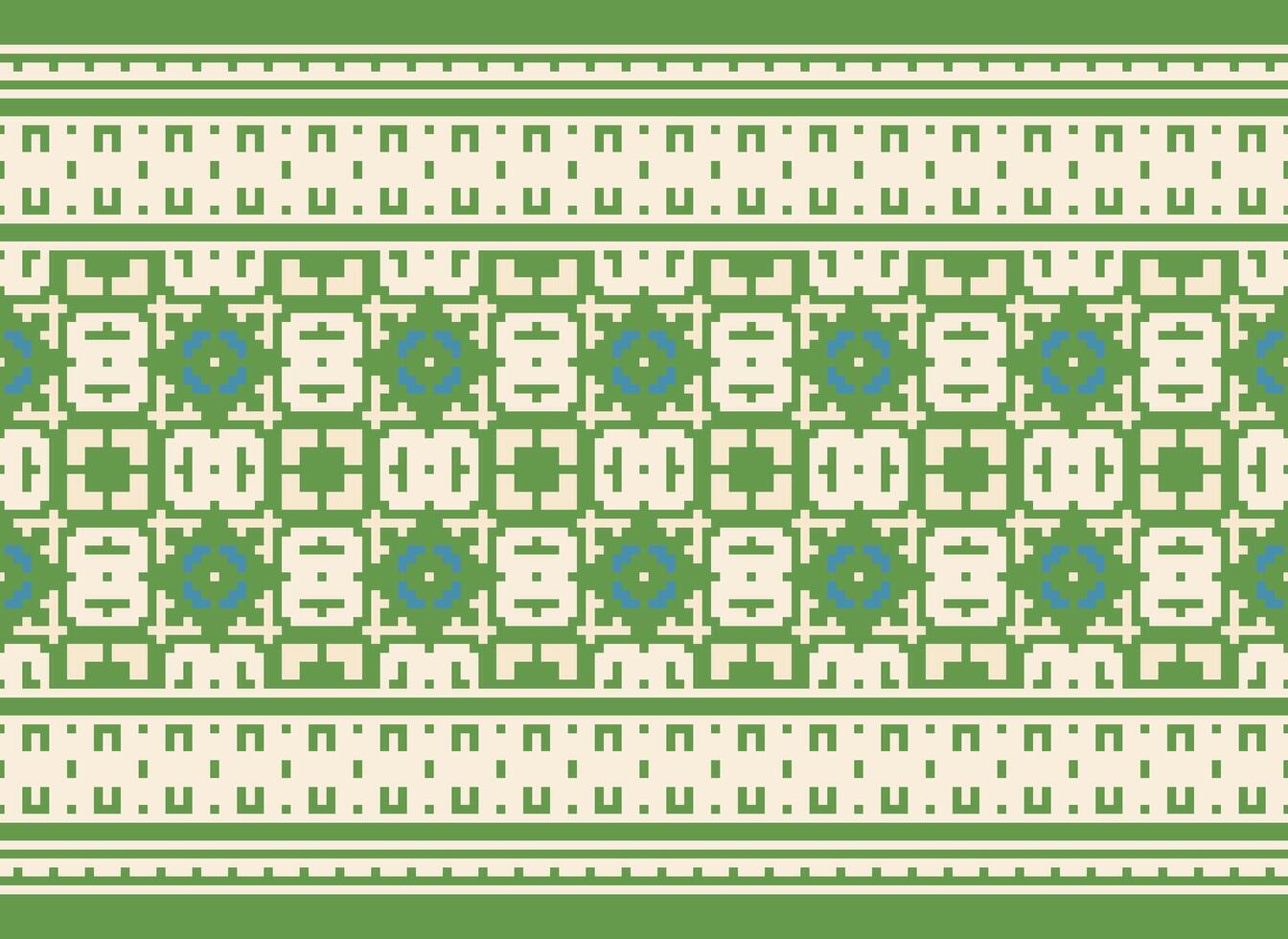 attraversare punto confine. ricamo attraversare cucire. etnico modelli. geometrico etnico indiano modello. nativo etnico motivo.trama tessile tessuto capi di abbigliamento maglieria Stampa. pixel orizzontale senza soluzione di continuità vettore. vettore