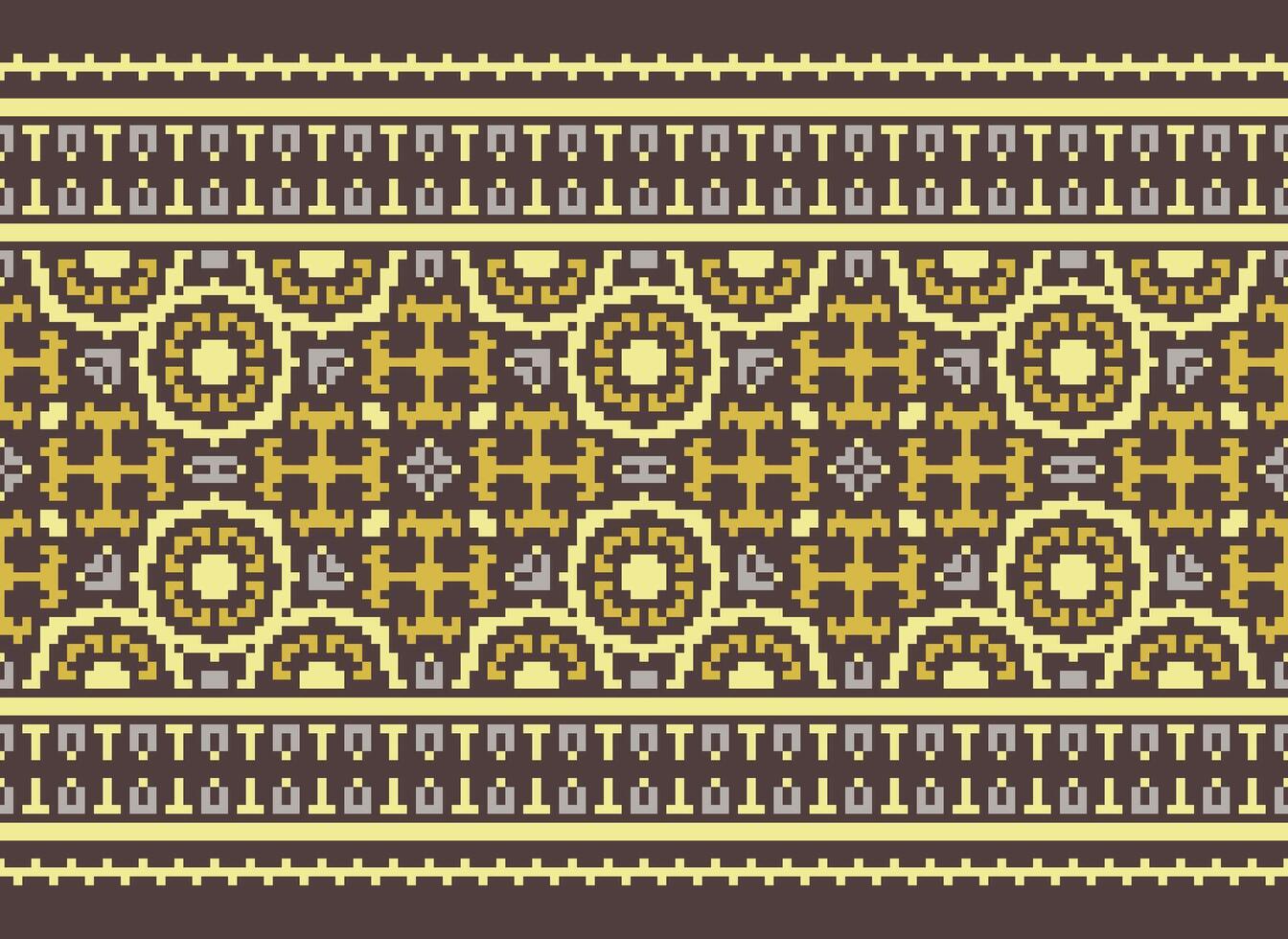 un' bellissimo tessile digitale design impostato di damasco Mughal paisley ornamentale ikat etnico attraversare punto modello arredamento confine retrò lusso stile sfondo regalo carta telaio per donne stoffa davanti indietro dupatta vettore