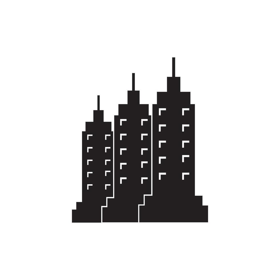 logo dello skyline della città vettore